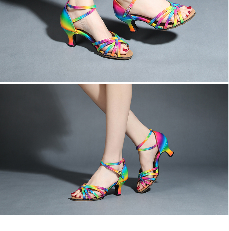 Chaussures de danse latino en satin - Ref 3448140 Image 22