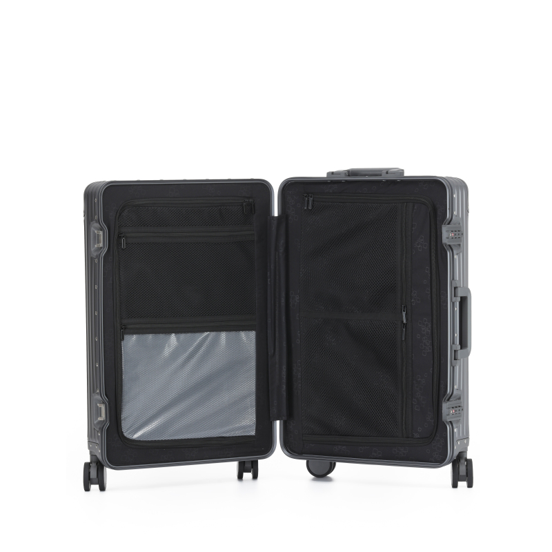 R Brand Oem Fully Enclosed High-End Silent Universal Wheel Aluminum-Magnesium Alloy German Suitcase Trolley 30inch Travel Suitcase