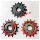 Модифицированная бесшумная звездочка Xiaofei GW250 /GSX250R/DL250 /QM250GY с 15 зубьями для увеличения скорости вращения зубьев mini 2