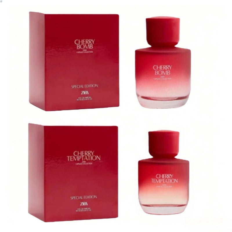 Zara Cherry Temptation + Explosion Bomb Eau De Parfum Spanish Perfume