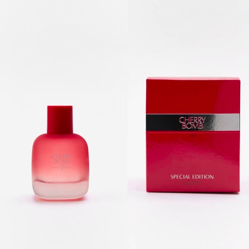 Zara Cherry Temptation + Explosion Bomb Eau De Parfum Spanish Perfume Zara Cherry Temptation + Explosion Bomb Eau De Parfum Spanish Perfume