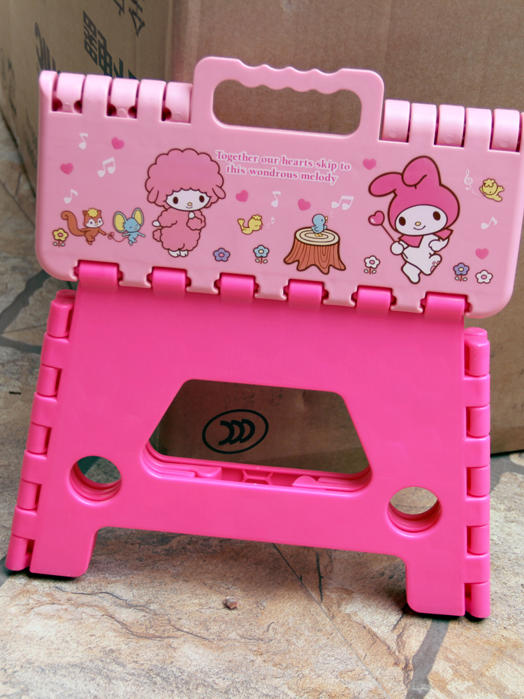 Thickening folding stool portable outdoor plastic stool bathroom for adult children's small bench fishing bench Maza