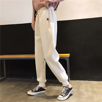 Pants Children Bunches Sports Pants Clip Cotton Hallen Radish Pants Spring Fall Slim 100 Lapped Student Loose Swep Pants
