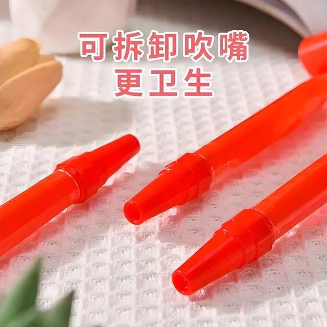 Abdominal Breathing Dragon Blowing Lung Capacity Training Device for Adults and Children, Long Toy Whistle for Blowing and Rolling