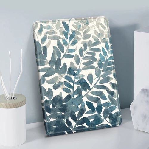 Yezi Литература и искусство простая сшивающая холодная пальма C6 защитная обложка Ireader Youth E -Book Light Yuexue Версия A6 Электронная бумажная книга Shell Shell All Leather Case Anti -Fall Light Reader