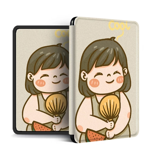 Свежий мультяшный защитный чехол подходит для мужчин и женщин, электронное высокое чтение, силиконовые чернила, 6 дюймов, генерирование электричества