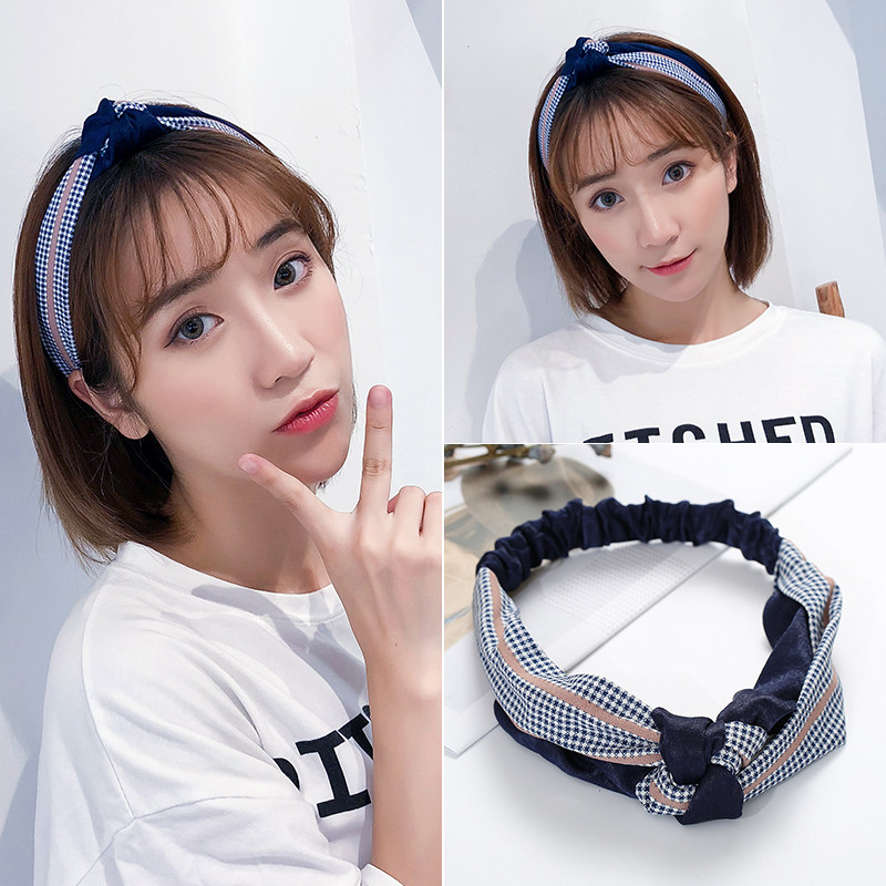 Simple Japan-ROK wind beam hair scarf accessories look good hair with female net red pressure hair hair adorned out for hair super-fairy brief