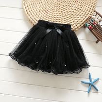 Kids Cake Skirt 2021 Spring Lace Girls Pink Half-Body Dress Children Baby Loose Dance Dance