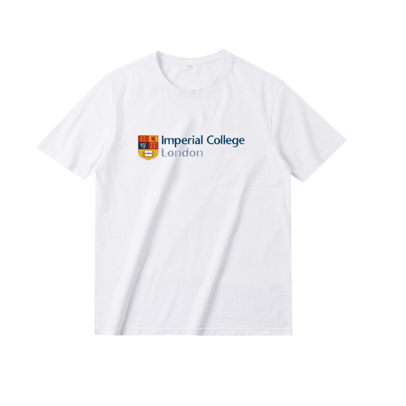 Imperial College London T-Shirt Summer Uk Imperial College London Graduation Commemorative Uniform Short-Sleeved