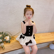 Childrens clothing Han prints the new childrens bathing suit Girls among girls Princess Conjoined Dress Swimsuit Baby Swimsuit