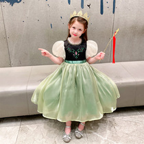 Halloween ice and snow Chienana princess dresses children girl girl love a dresses dress dress dress dress dress