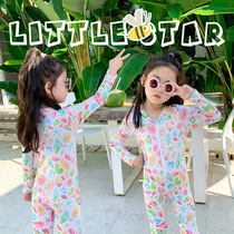 2022 new children swimsuit girl swimsuit baby swimsuit long sleeve one-piece sunbathing suit swimsuit women