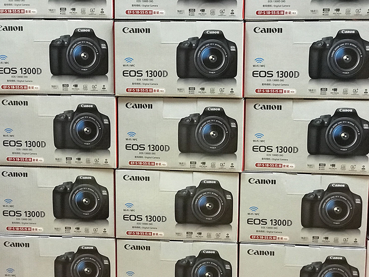 Máy ảnh DSLR chính hãng Canon Canon 1300D Bắt đầu HD Digital Genuine 1200D 600D 200D - SLR kỹ thuật số chuyên nghiệp máy chụp ảnh