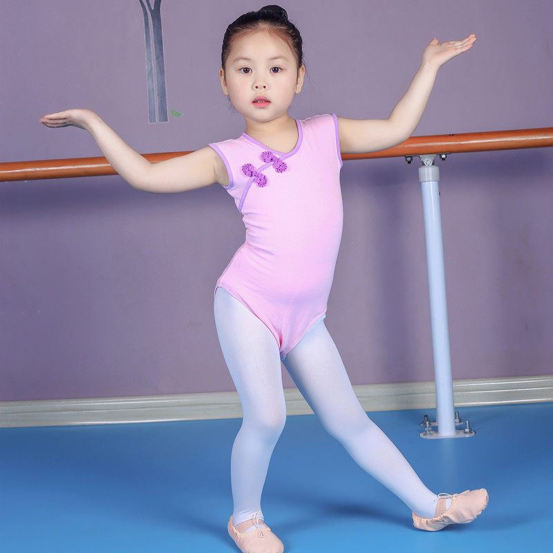Dance clothing ballet clothing dance practice clothing gymnastics clothing long-sleeved short-sleeved suspenders jumpsuit Jin Wuyu