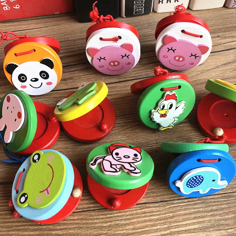 Nhạc cụ trẻ em bằng gỗ đặt phiến gỗ tròn nhảy ván trẻ sơ sinh nhạc bé đồ chơi nhạc cụ gõ vương quốc đồ chơi