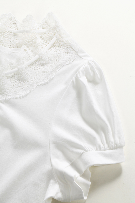 Bà Manifin nhà dịch vụ bông thoải mái ngắn tay nightdress đồ ngủ cổ tròn
