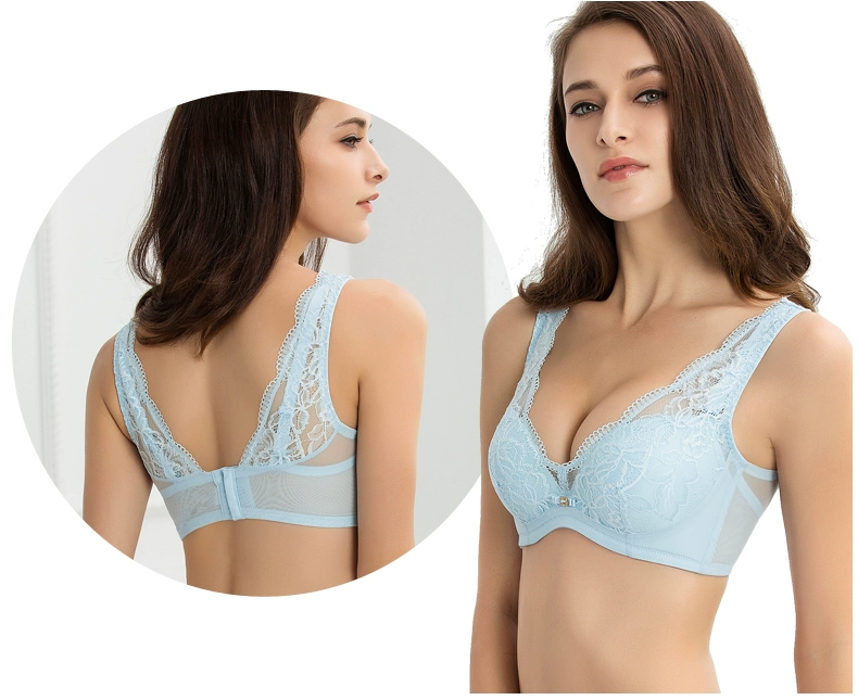 Manifene không có vest thép vest giải nén áo ngực sexy tập hợp bên để điều chỉnh các phụ nữ điều chỉnh áo ngực đồ lót