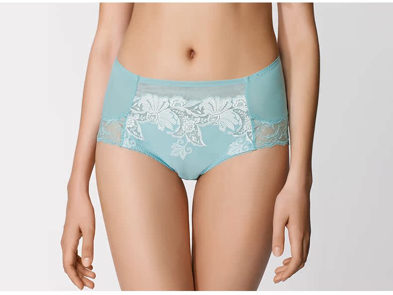 Mani Fen Thoải mái Mid-up Boxer Đồ lót nữ Cotton thoáng khí Đồ lót liền mạch thanh lịch Phụ nữ đồ lót nam nữ