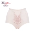 Mani Fen thanh lịch ren cotton thoáng khí eo cao tóm tắt quần hông bụng phụ nữ kích thước lớn bộ đồ lót nữ de thương Eo cao