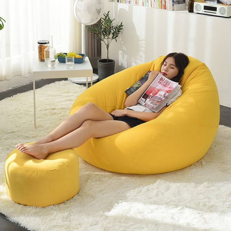 Foam particle lazy sofa chair small bedroom female mini single net red bean bag household small family sandbag