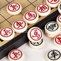 Childrens chess toys solid wood home mini creative set gift chess training folding chess board chess cloth