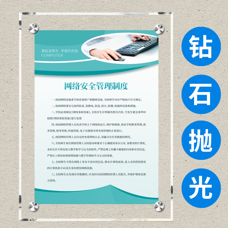Highly Transparent Acrylic Advertising Board, Plexiglass Display Board, Double-Layer Sandwich Board, Frame Display, Signboard, Wall Hanging