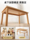 Large Long Desk for Living Room with Solid Wood Legs, Convertible into a Large Table, Work Desk, Home Computer Desk, Office Desk, Study Desk