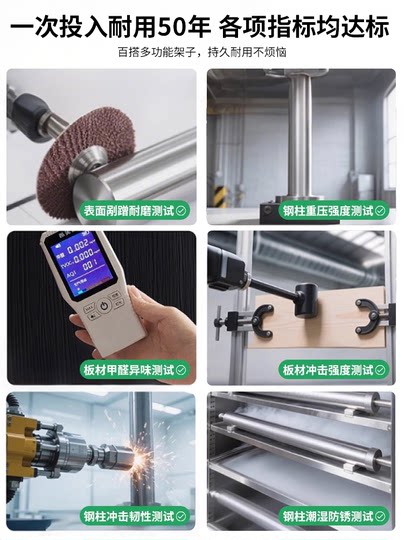 加高极简货架多层收纳架子落地置物架光轴超市陈列展示柜靠墙储物