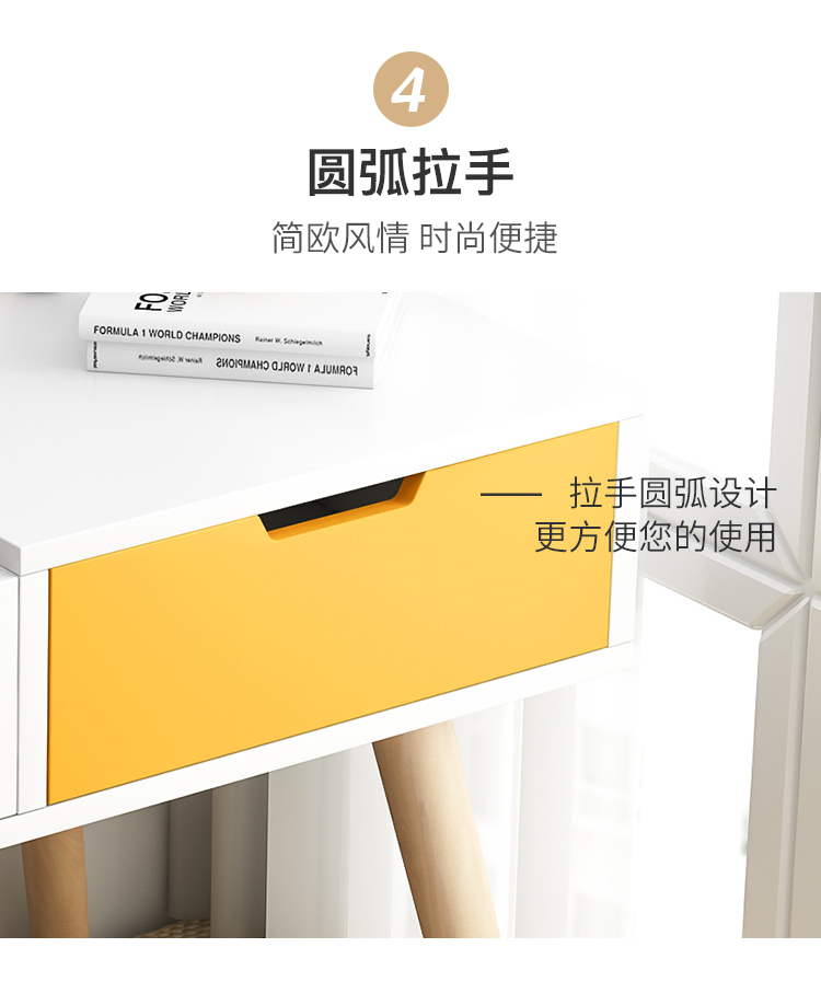 Bàn trang điểm Bắc Âu Cửa sổ trang điểm tủ gương trang điểm gương căn hộ nhỏ bàn trang điểm đơn giản máy tính để bàn bàn trang điểm ký túc xá - Bàn mẫu bàn học