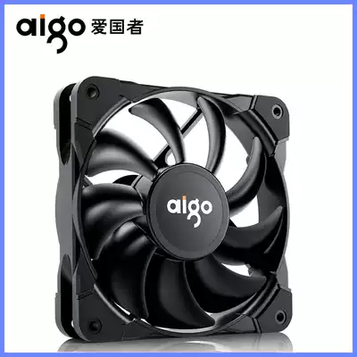 Patriot desktop computer computer main case cooling fan 12CM air-cooled matte PWM temperature control mute Super 12V