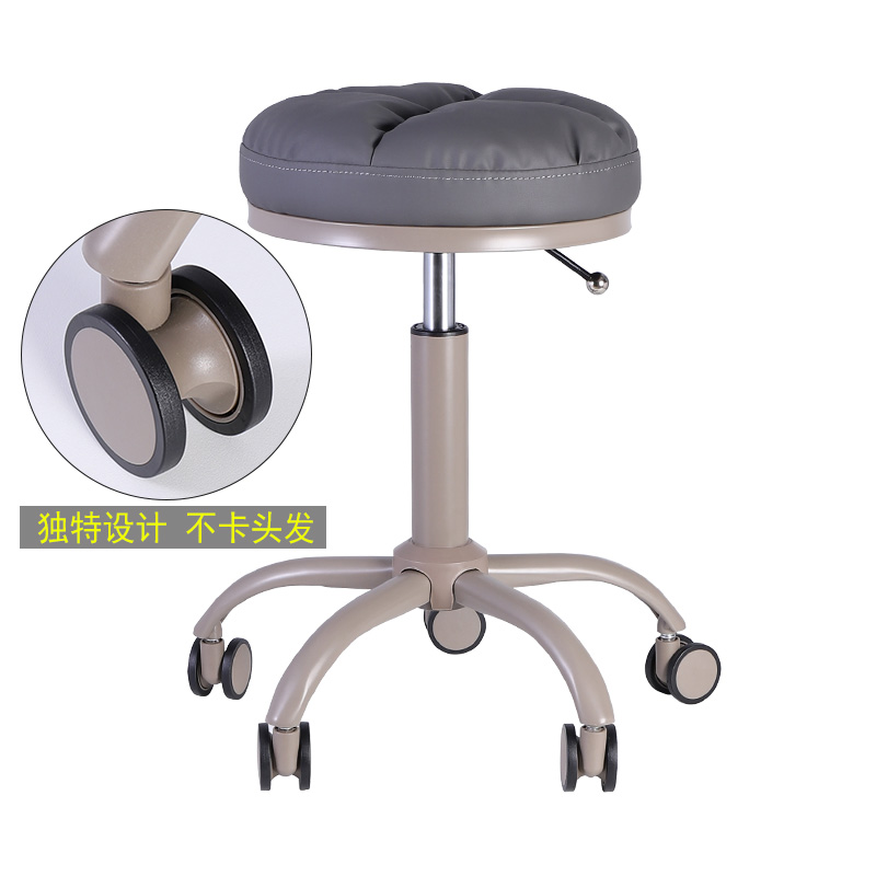Hairdressing large work stool master chair barber shop barber special beauty can lift swivel chair universal wheel