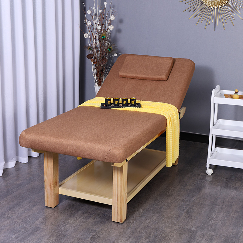 Bed Solid Wood High-end Bed Bed Folded Massage Bed with Hole Bed Bed with Bed Bed