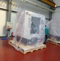 Dustproof water Rust Square three-dimensional bag plastic film bag large machine tool equipment tray PE cover packaging bag
