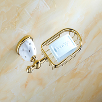 European square laundry soap box soap net home retro wash soap storage rack wall tray without punching