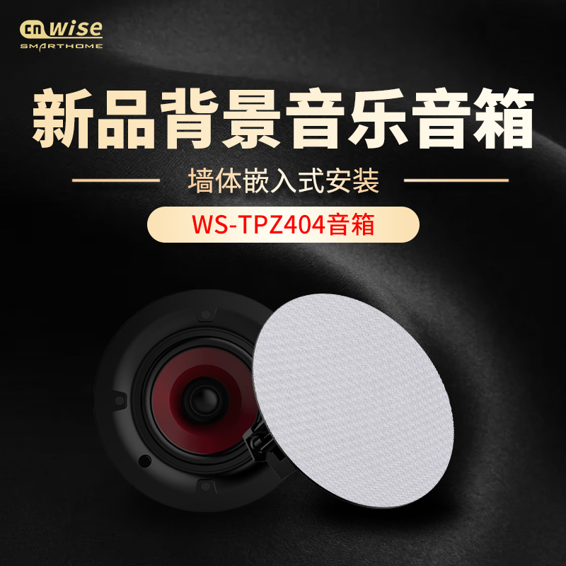 Wales 404 pair home background music system in-ceiling audio embedded speaker speakers