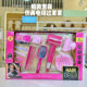 Hair Dryer Children's Pretend Play Salon Toy Set Simulated Hairdressing Tools Barber Haircut Girl Toy