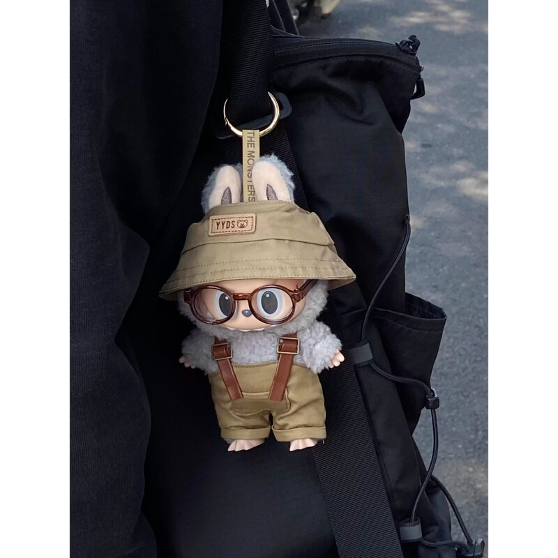 17cm Labubu Summer Clothes Labubu Vinyl Doll High-Energy Outfit Set Third Generation First Generation Replacement Clothes