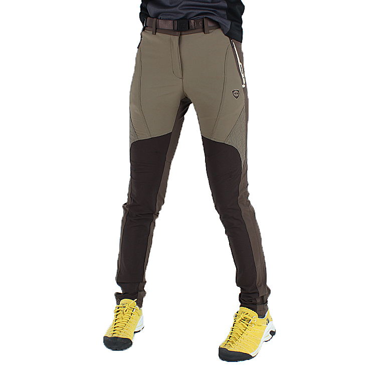 Spring Autumn Season Waterproof Outdoor Speed Dry Pants Lady Elastic Body Hiking Mountaineering Pants Woman Breathable Quick Dry Long Pants Thin