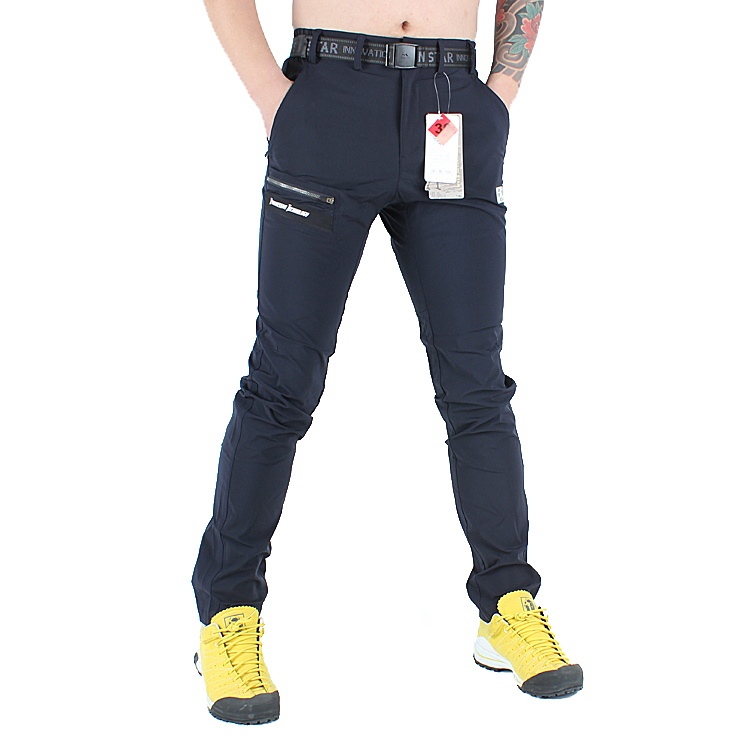 Summer Outdoor Water-proof Dry Pants Men Practice Stretch Breakfast Dry Groups Hiking Mountains Men Wear Resistance