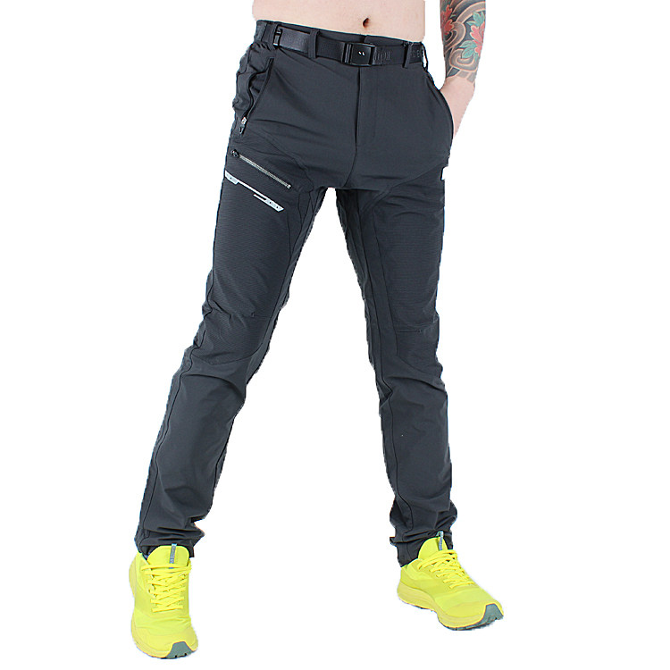 Spring Summer Season Waterproof Speed Dry Pants Men Outdoor Hiking Climbing Pants Breathable Elastic Splicing Quick Dry Fishing Long Pants Thin