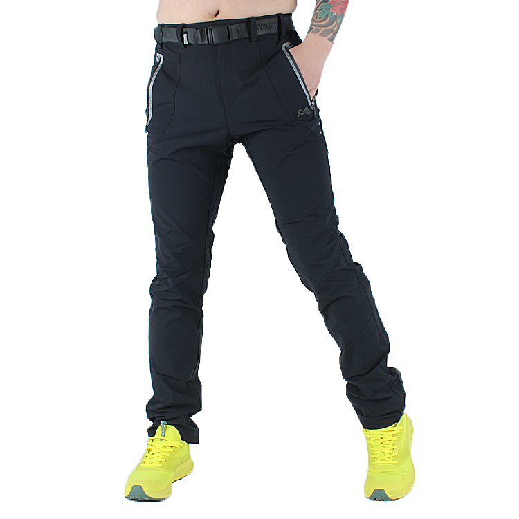 Outdoor Speed Dry Pants Men's Body Anti-Absorbent Subelastic Movement Hiking Mountaineering Pants Men Long Pants Splicing Quick Dry Pants Spring Fall
