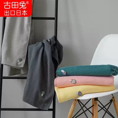 Bath towel household pure cotton absorbent non-hair loss cotton soft high-end high-end cute simple oversized towel couple style
