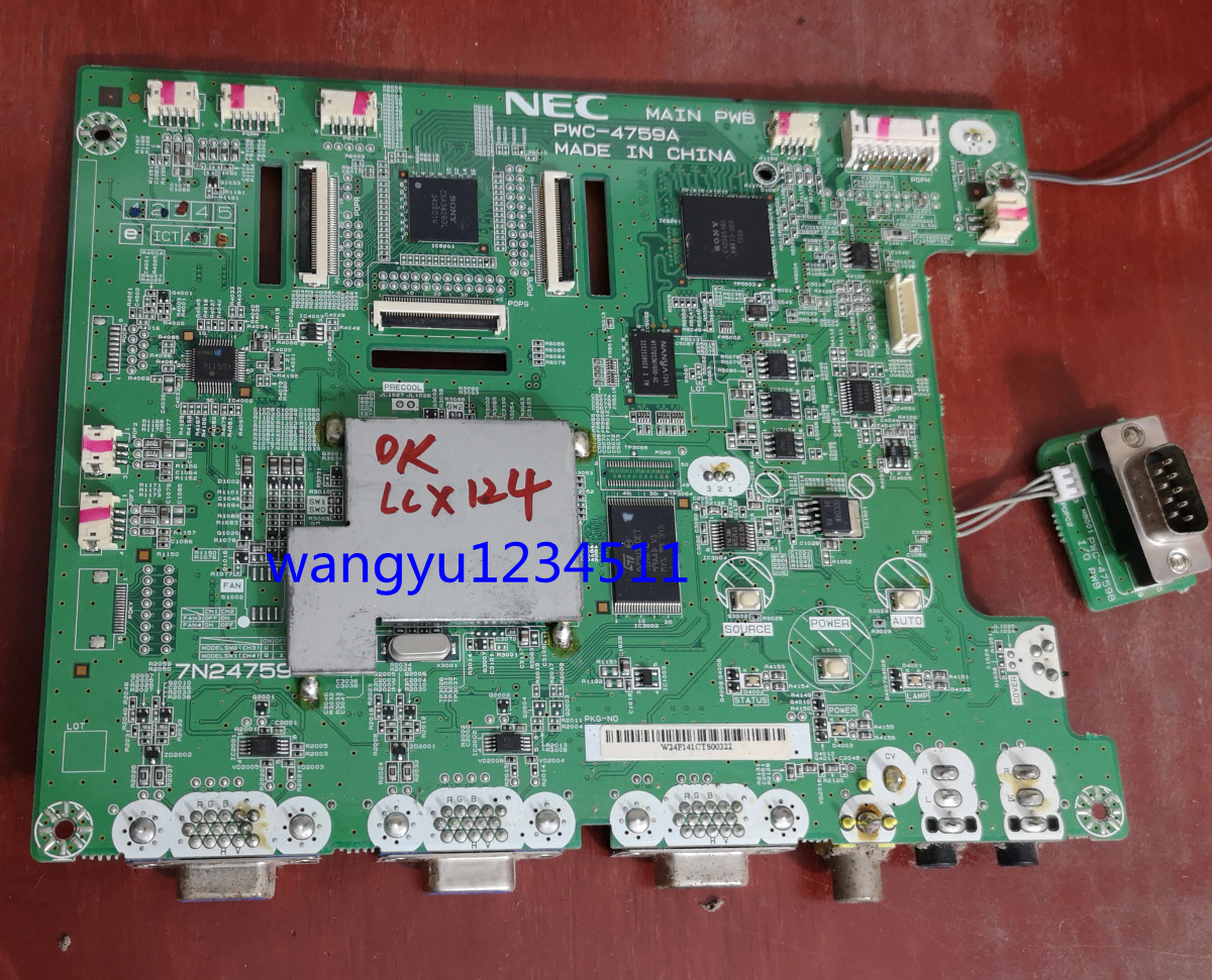 NEC projection NP-ME300X ME310X ME310XC ME360XC motherboard power board lamp board