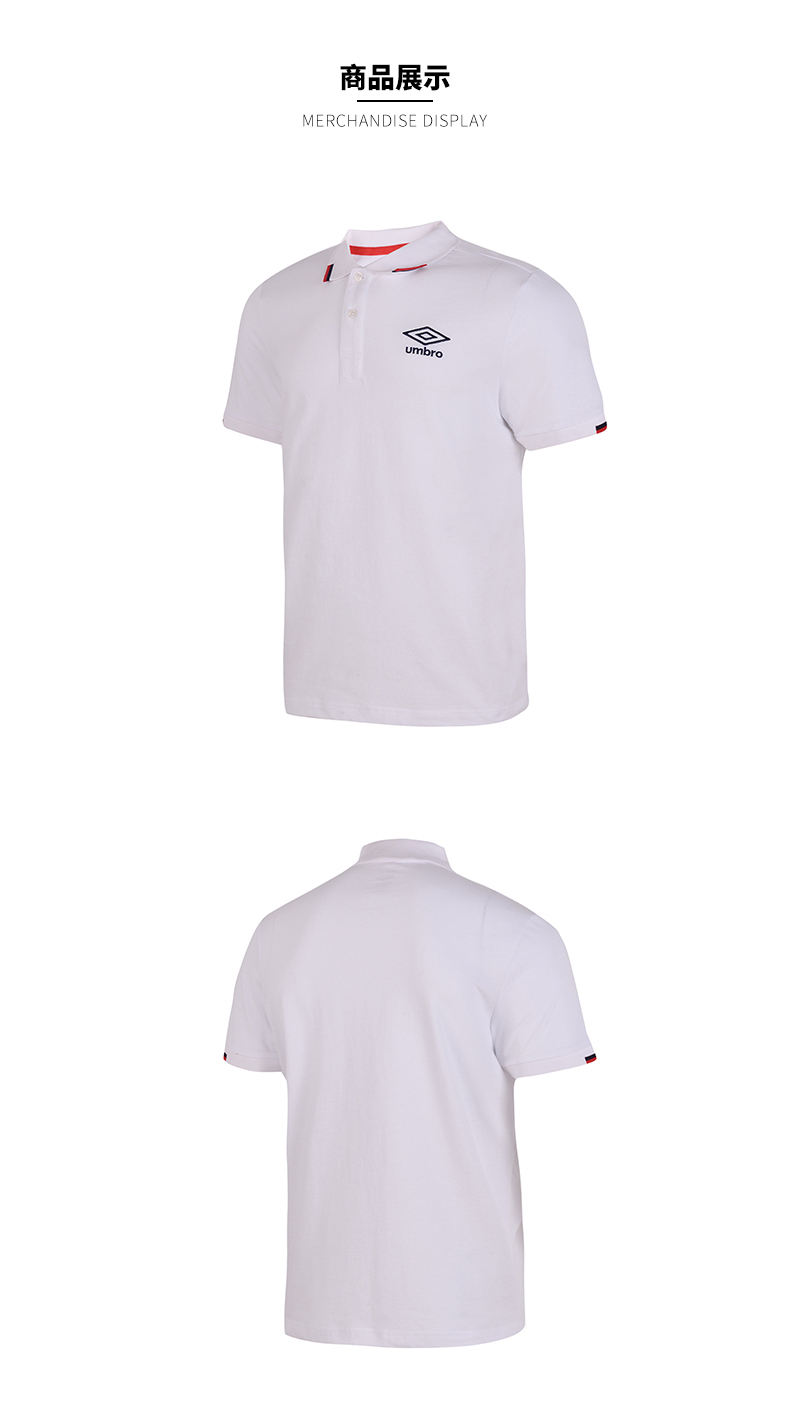 Umbro yinbao 2019 mùa xuân nam thể thao mới giản dị áo sơ mi ngắn tay nam - Áo polo thể thao áo thun polo