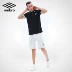 Umbro UMBRO quần áo nam đích thực 2018 mới thể thao giản dị áo polo ngắn tay thoáng khí - Áo polo thể thao
