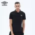 Umbro Yinbao chính hãng đơn giản áo sơ mi polo ngắn tay nam mùa hè Ouwen với áo sơ mi polo thể thao cùng áo - Áo polo thể thao Áo polo thể thao