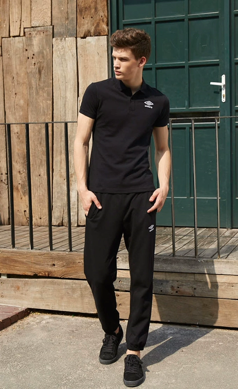 Umbro Yinbao chính hãng đơn giản áo sơ mi polo ngắn tay nam mùa hè Ouwen với áo sơ mi polo thể thao cùng áo - Áo polo thể thao