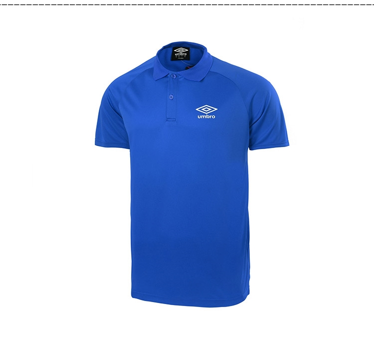 Nhanh tay làm khô quần áo Umbro đích thực quần áo nam thấm mồ hôi thể thao và giải trí thể thao rắn màu áo polo ngắn tay - Áo polo thể thao áo polo givenchy