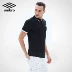 Umbro UMBRO quần áo nam đích thực 2018 mới thể thao giản dị áo polo ngắn tay thoáng khí - Áo polo thể thao