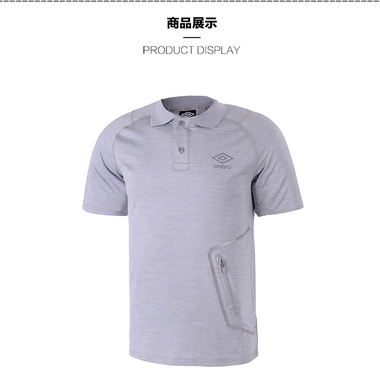 Umbro UMBRO chính hãng áo polo ngắn tay nam mùa hè mới đào tạo toàn diện kinh doanh bình thường tay áo ngắn - Áo polo thể thao